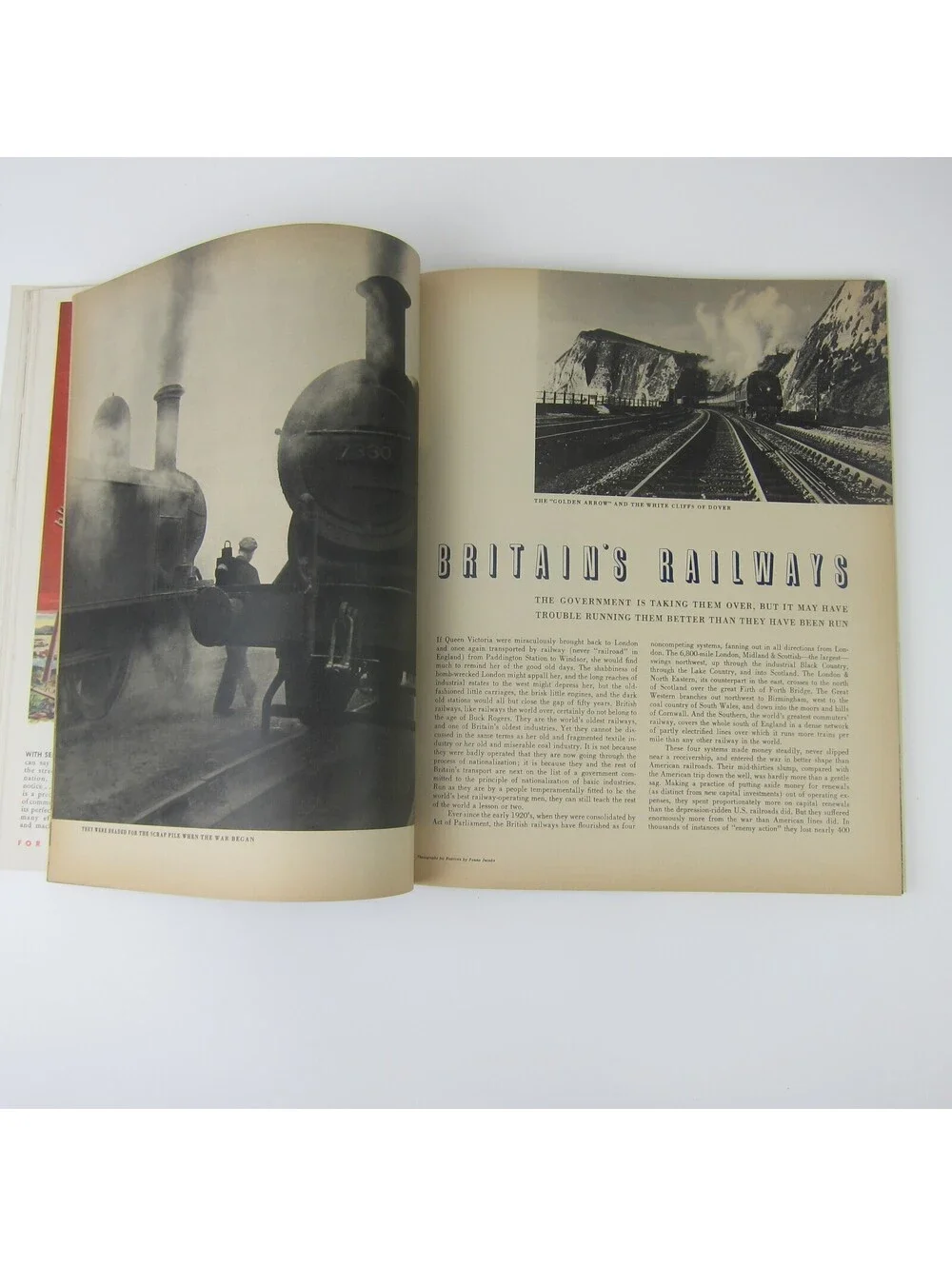 Vintage FORTUNE Magazine April 1947 Republicans, Britains Railways, Horse Racing